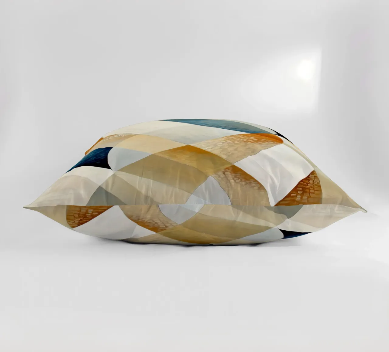 Abstract waves decorative cushion by Imagine