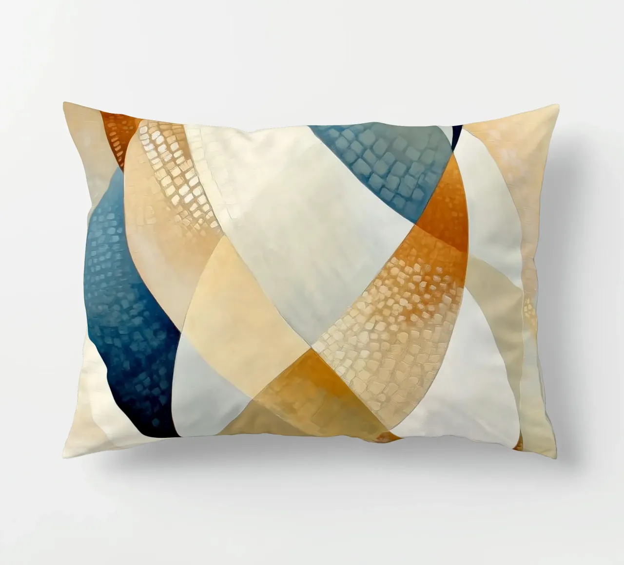 Abstract waves decorative cushion by Imagine