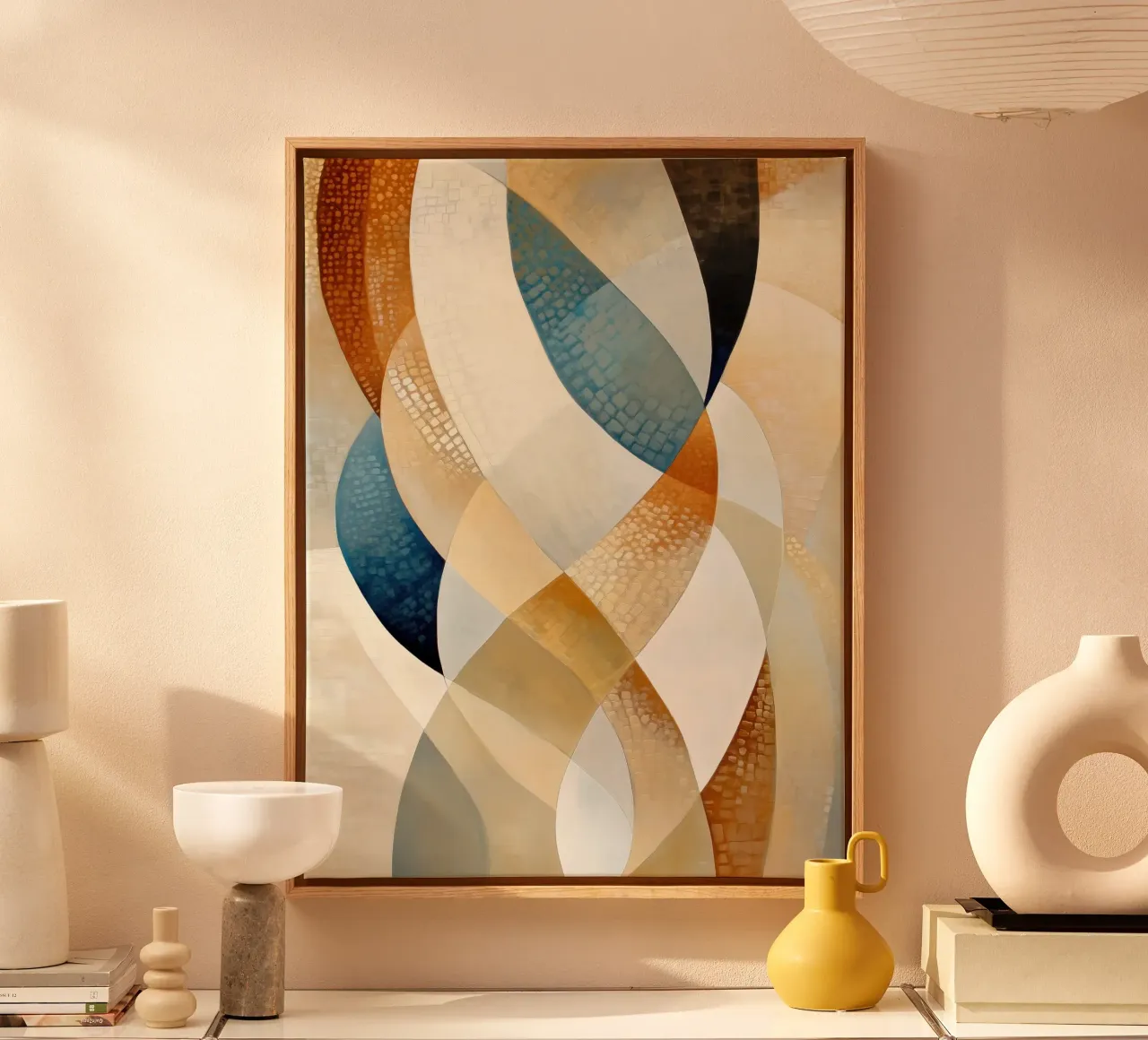 Abstract waves canvas by Imagine