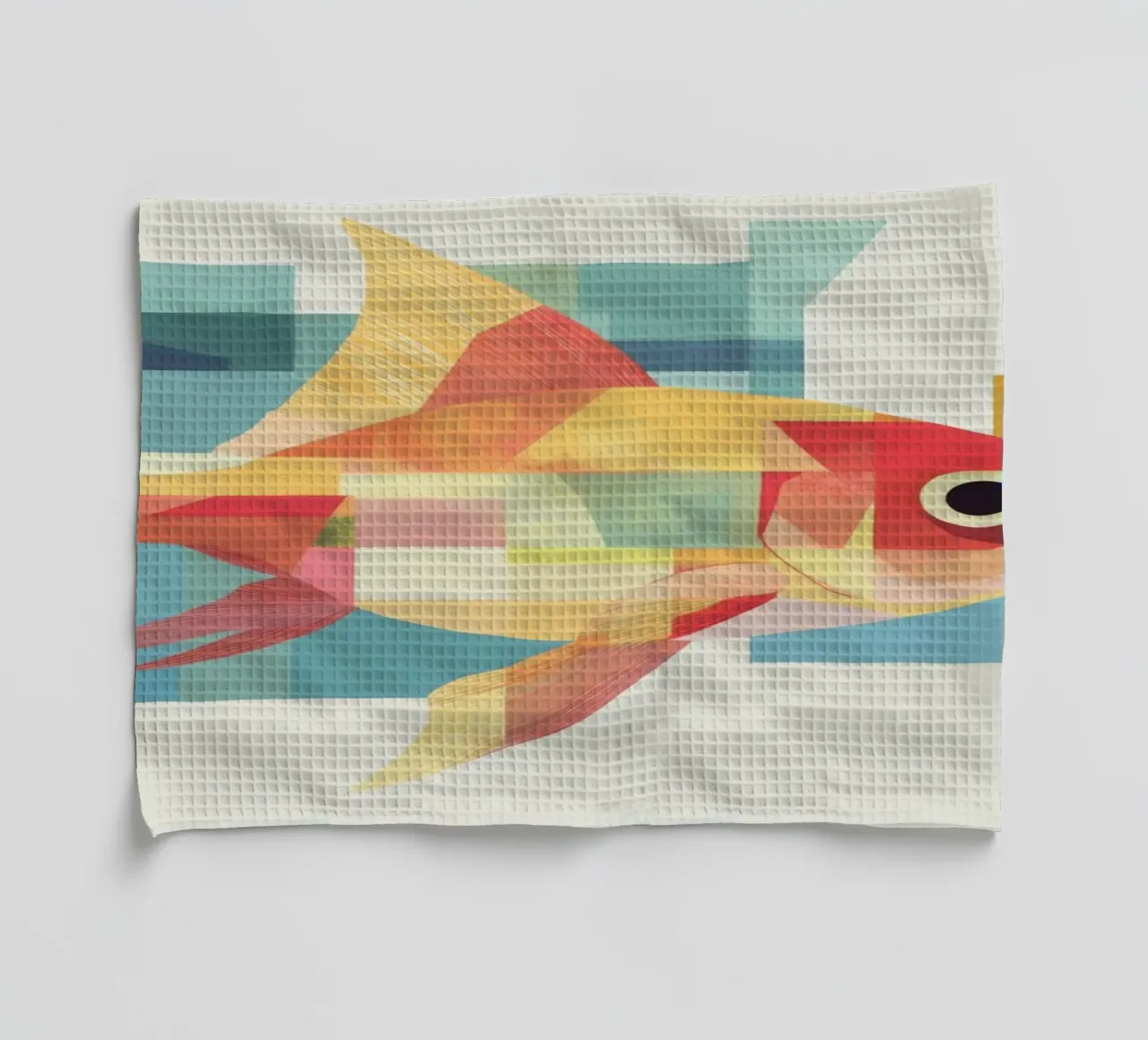 Poisson abstrait torchon de Imagine