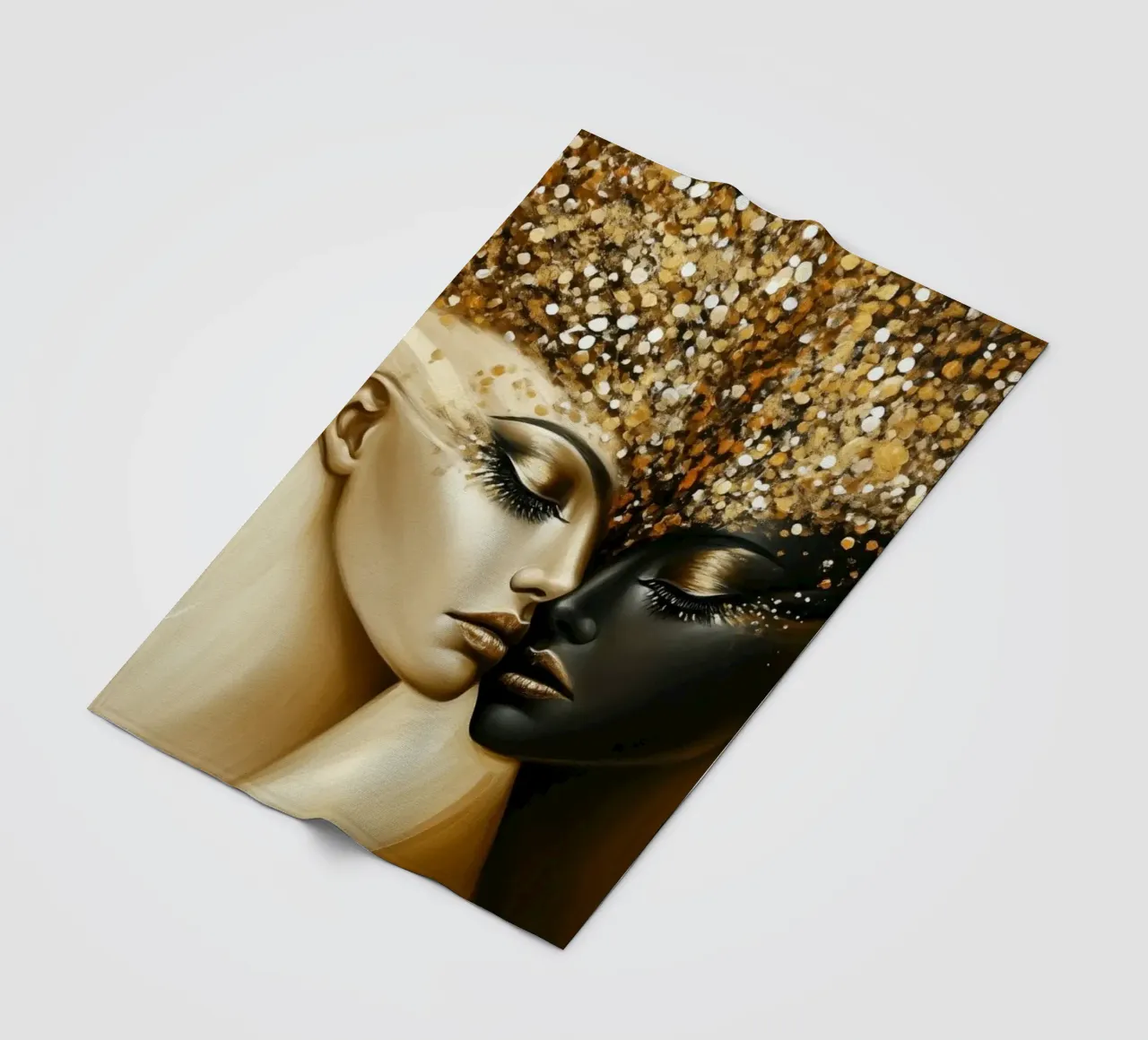 Bianco e nero coperta in pile da Imagine