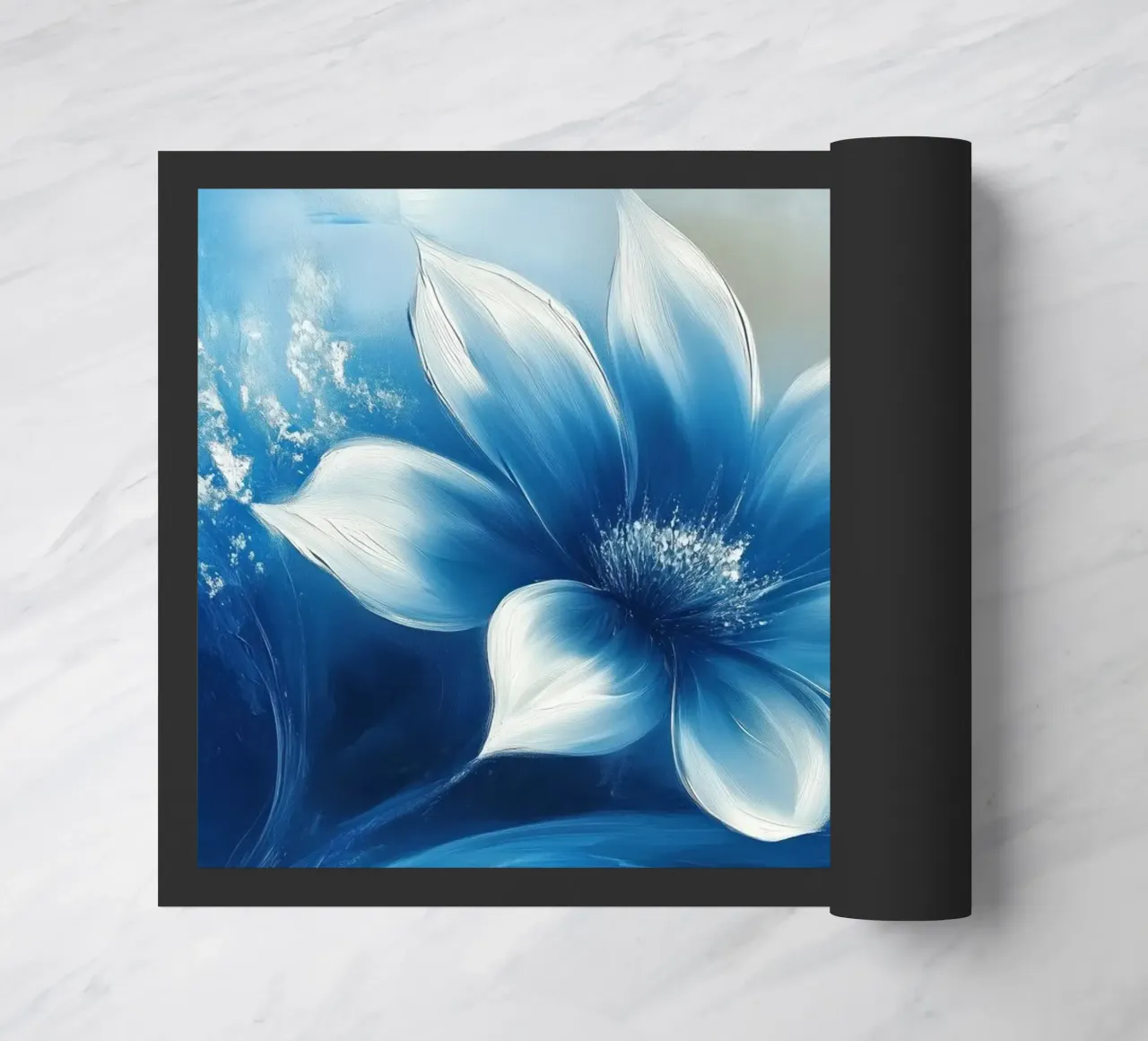 Fiore dai colori blu zerbino da Imagine