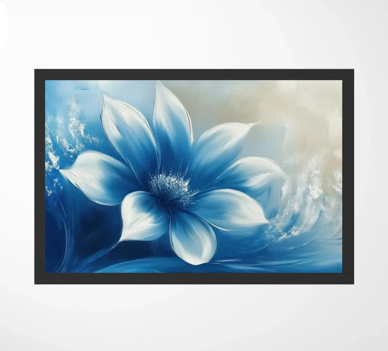 Fiore dai colori blu zerbino da Imagine