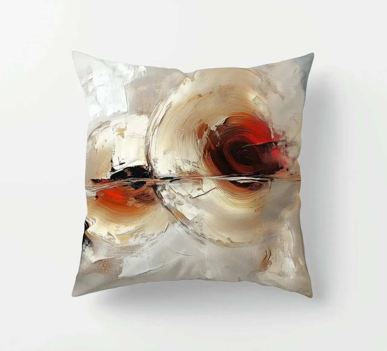Abstract round shape decorative cushion by Imagine