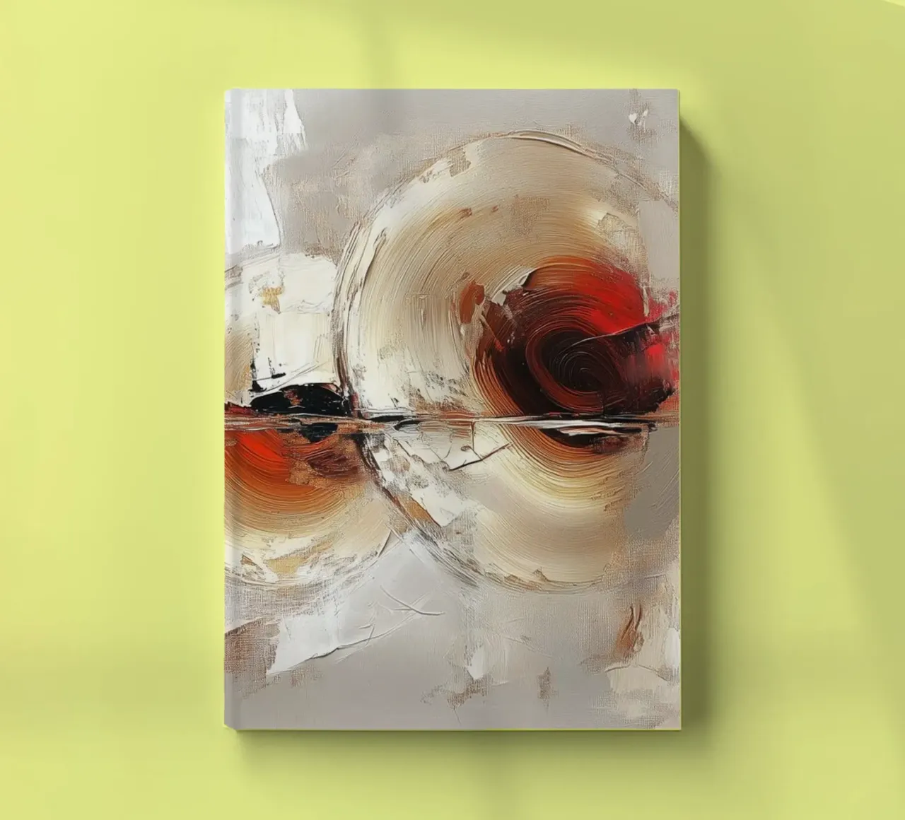 Abstract round shape notebook by Imagine