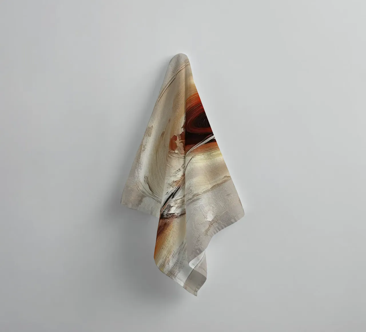 Abstract round shape towel by Imagine
