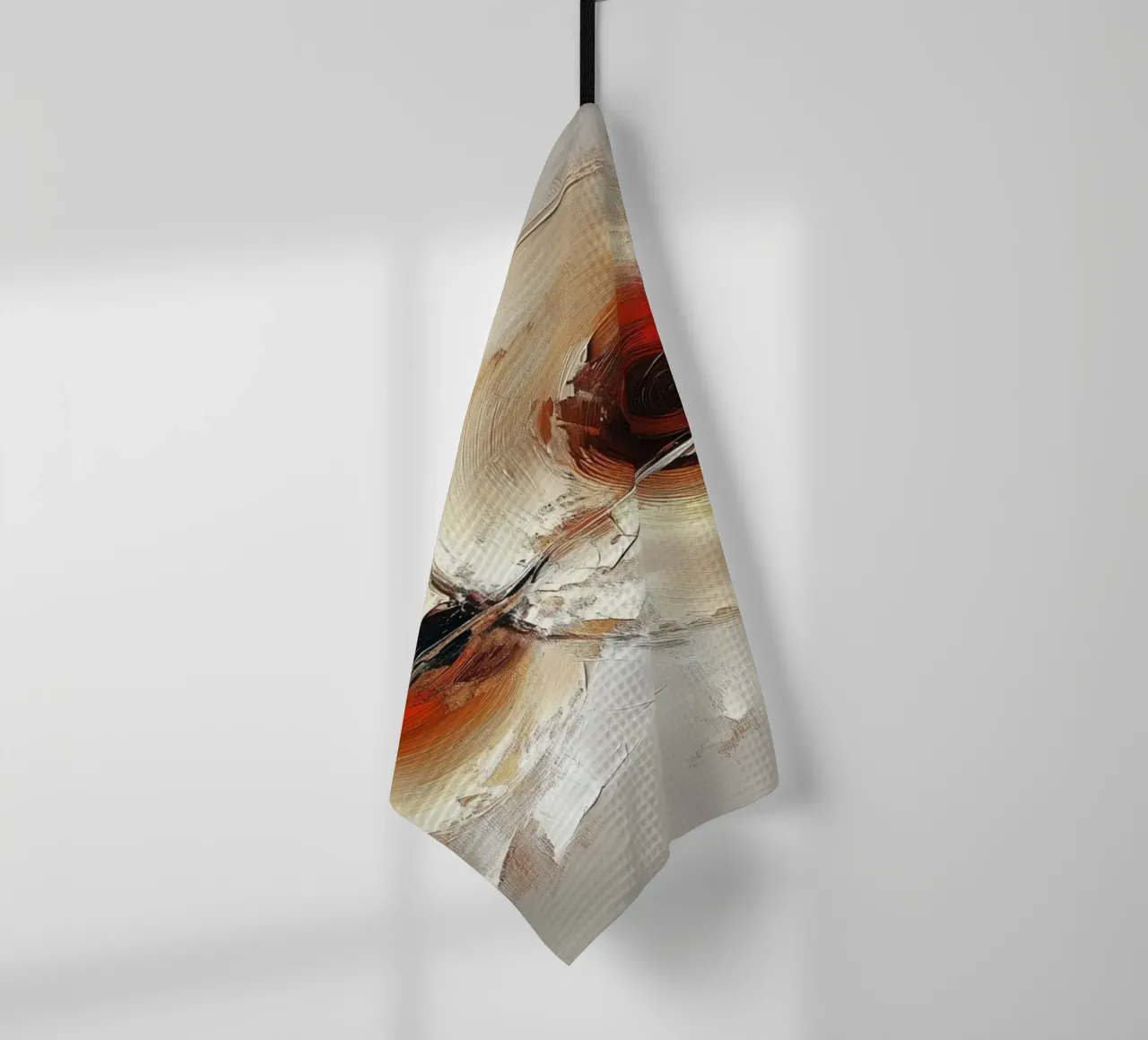 Abstract round shape tea towel by Imagine