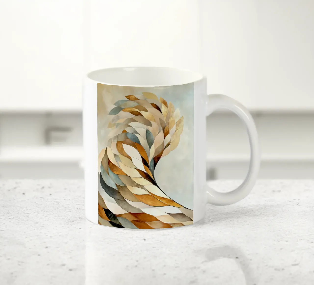Forme astratte tazza in ceramica da Imagine