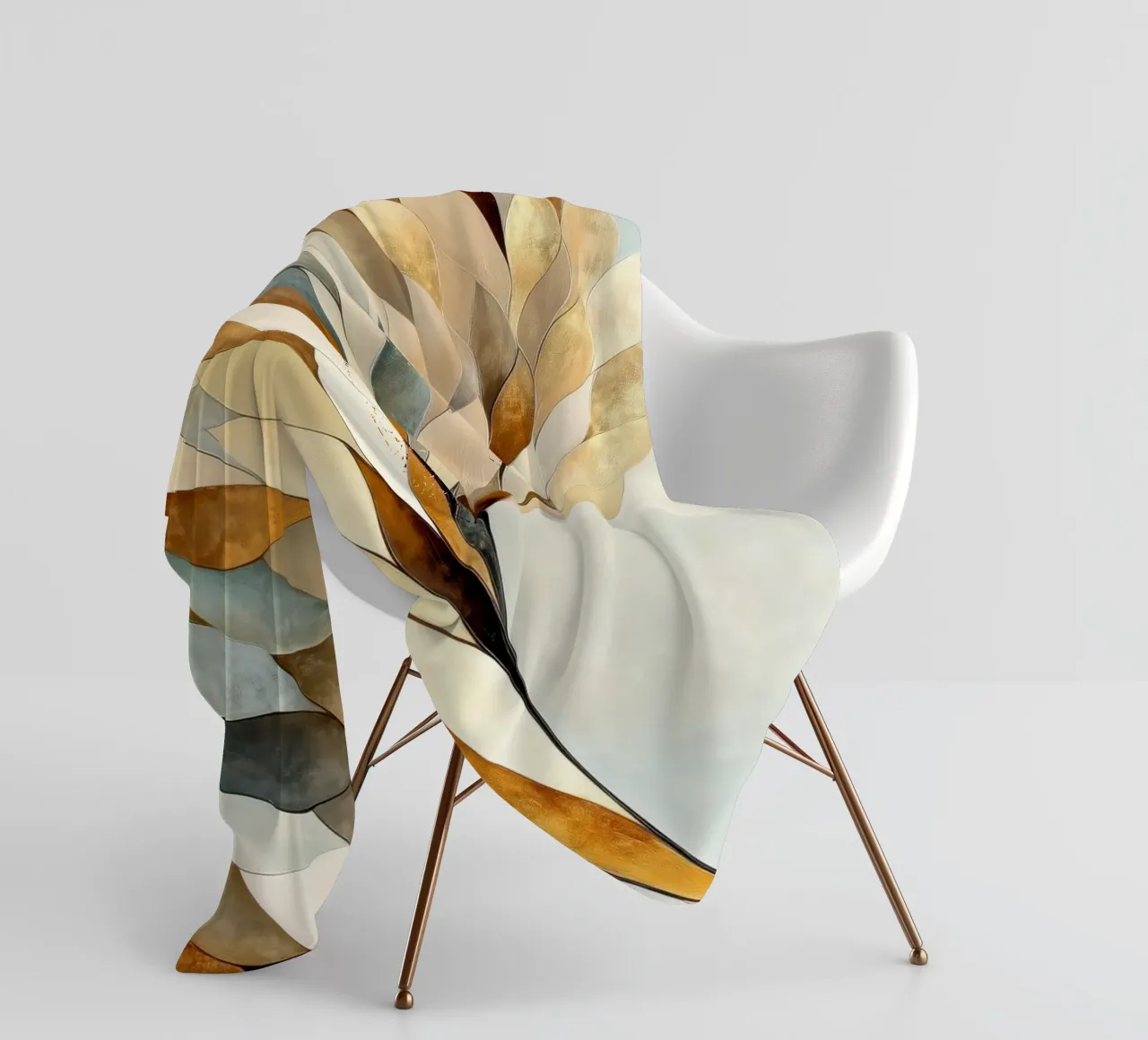 Forme astratte coperta in pile da Imagine