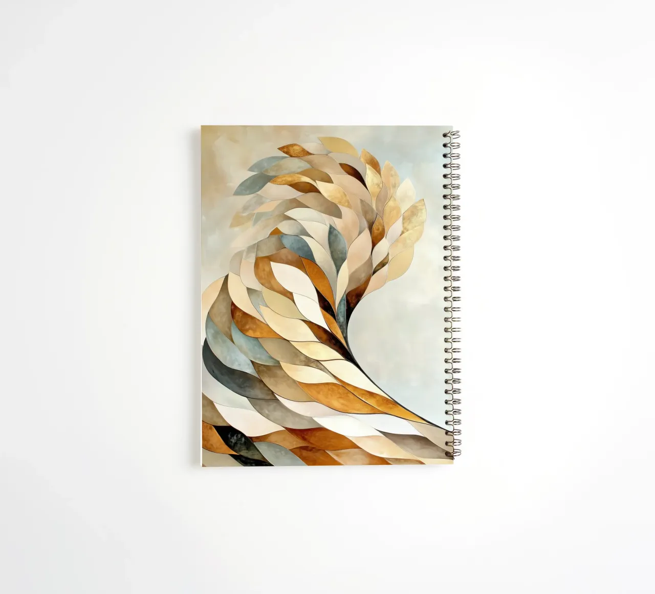 Abstract forms spiral notebook by Imagine