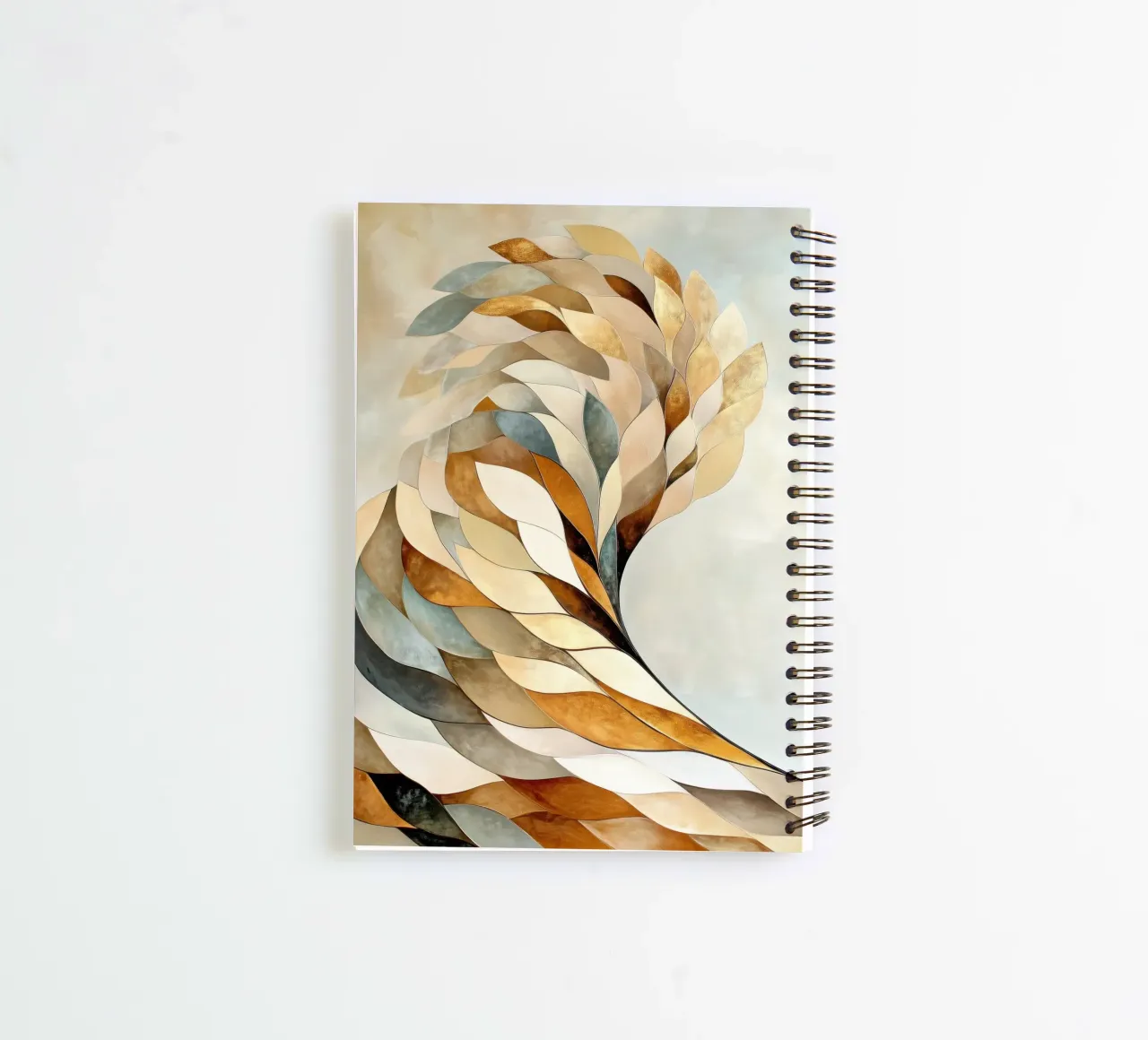Abstract forms spiral notebook by Imagine