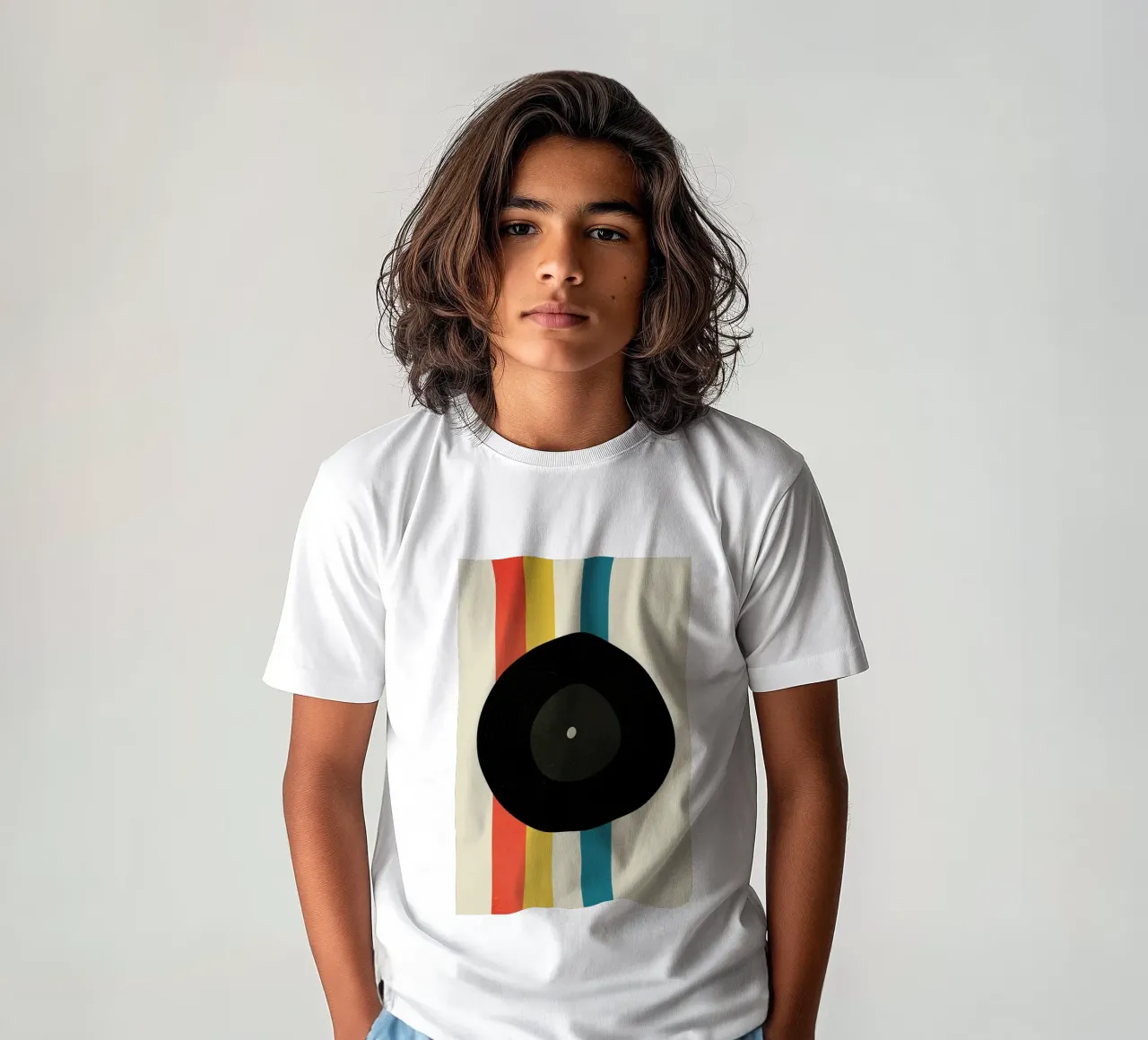 Record t-shirt bambini da daylight design studio