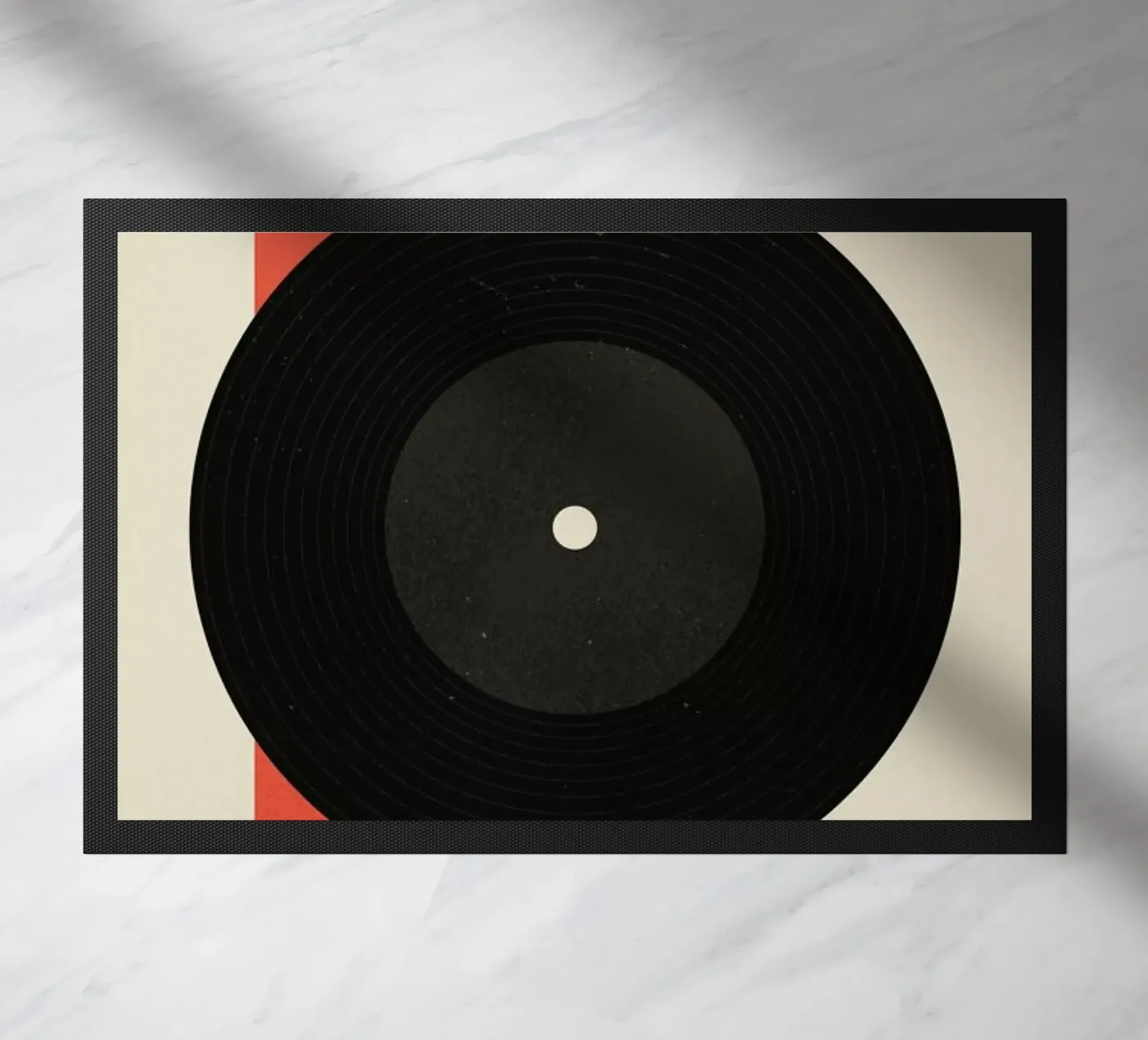 Record doormat by daylight design studio