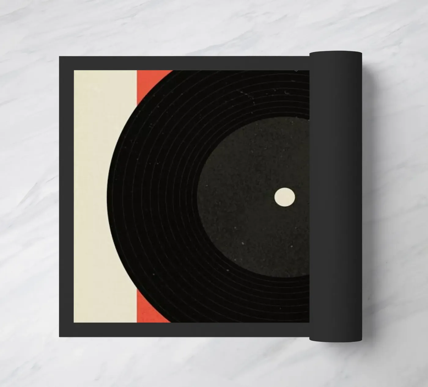Record doormat by daylight design studio