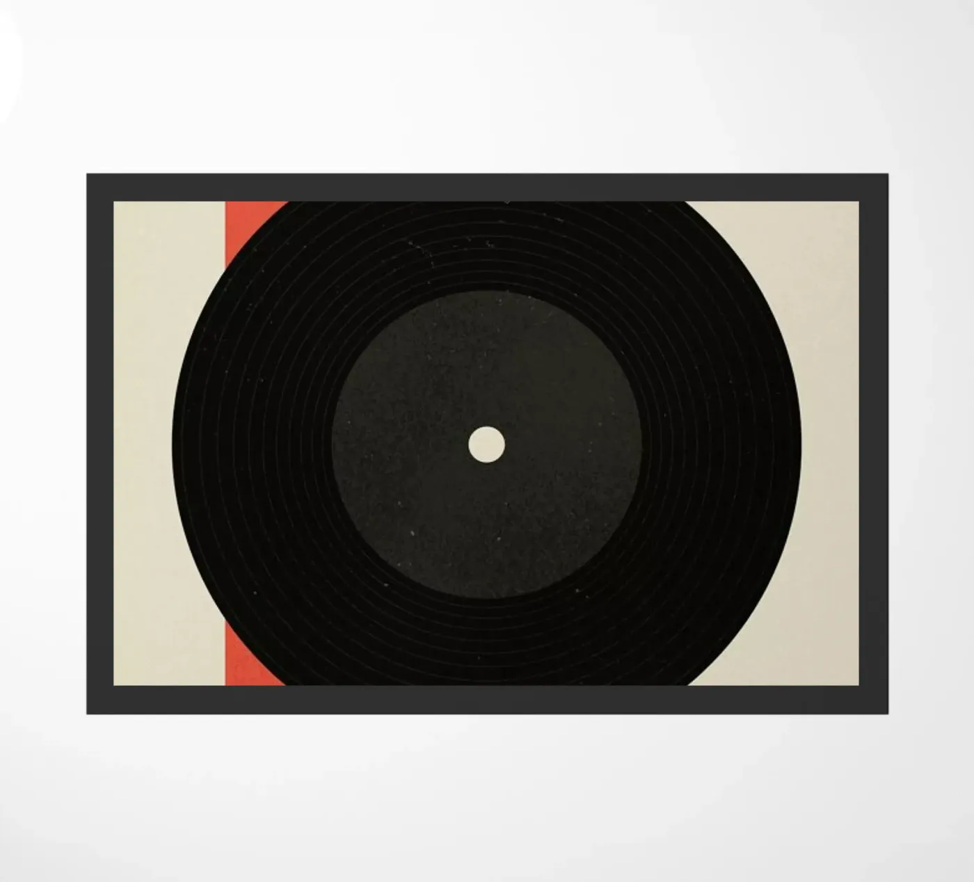 Record doormat by daylight design studio
