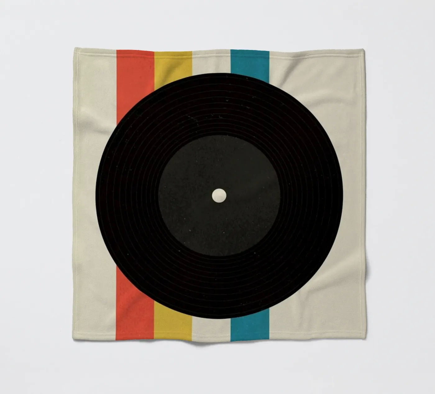 Record fleece blanket by daylight design studio