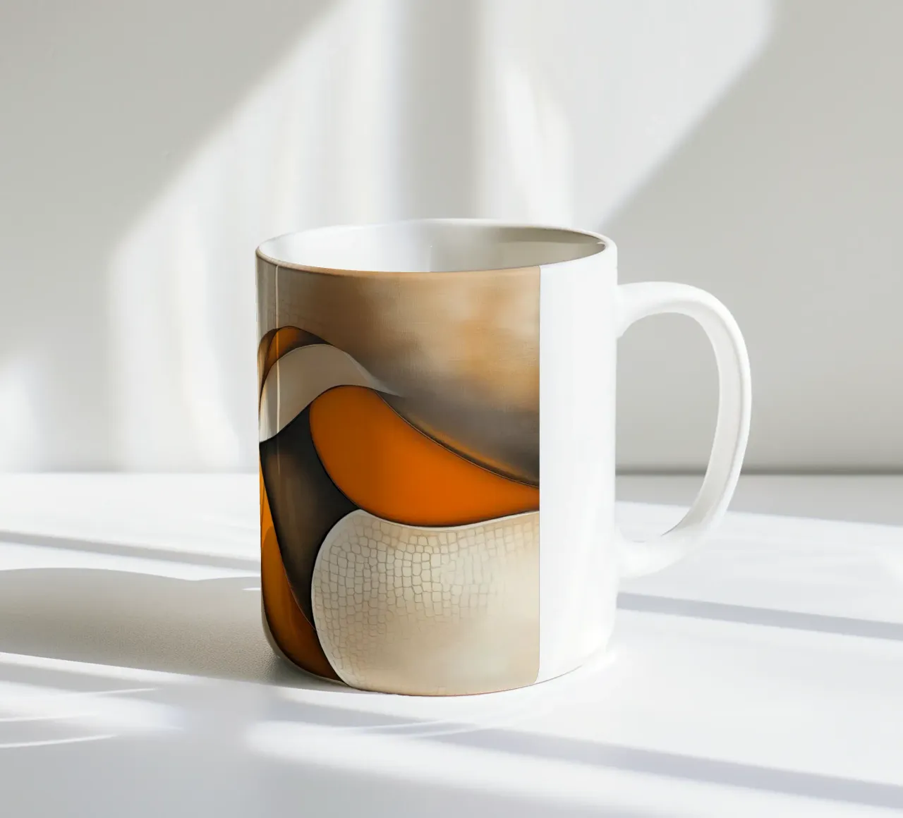 Forme astratte e organiche tazza in ceramica da Imagine