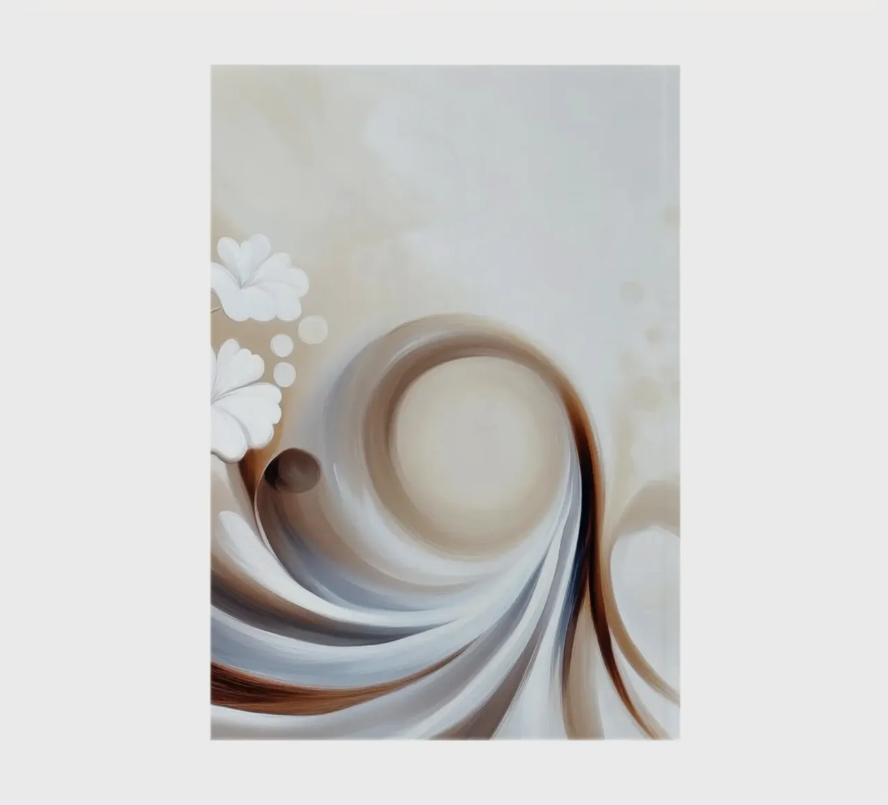 Flowers abstract notebook by Imagine