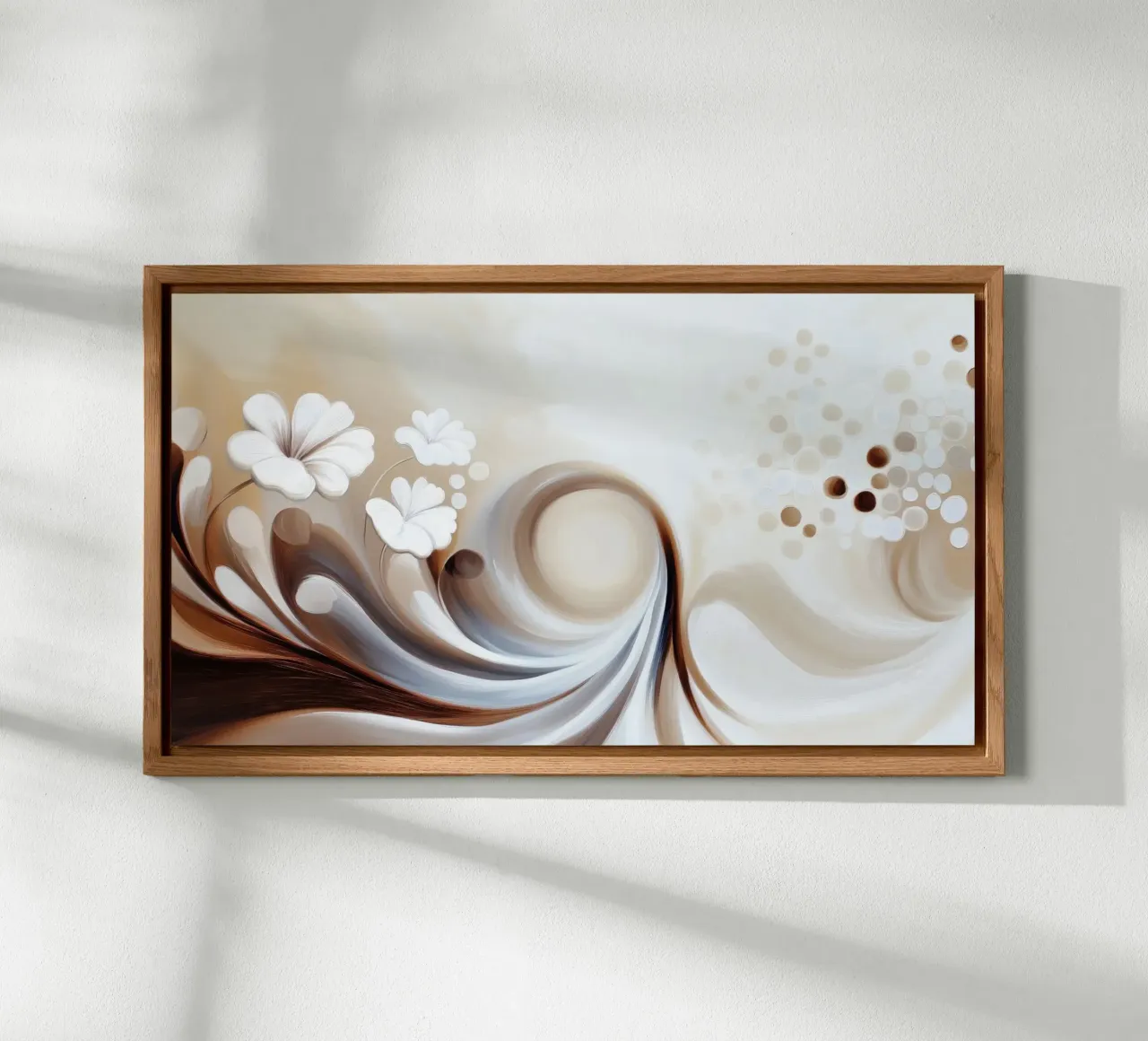 Fiori astratti alluminio dibond da Imagine