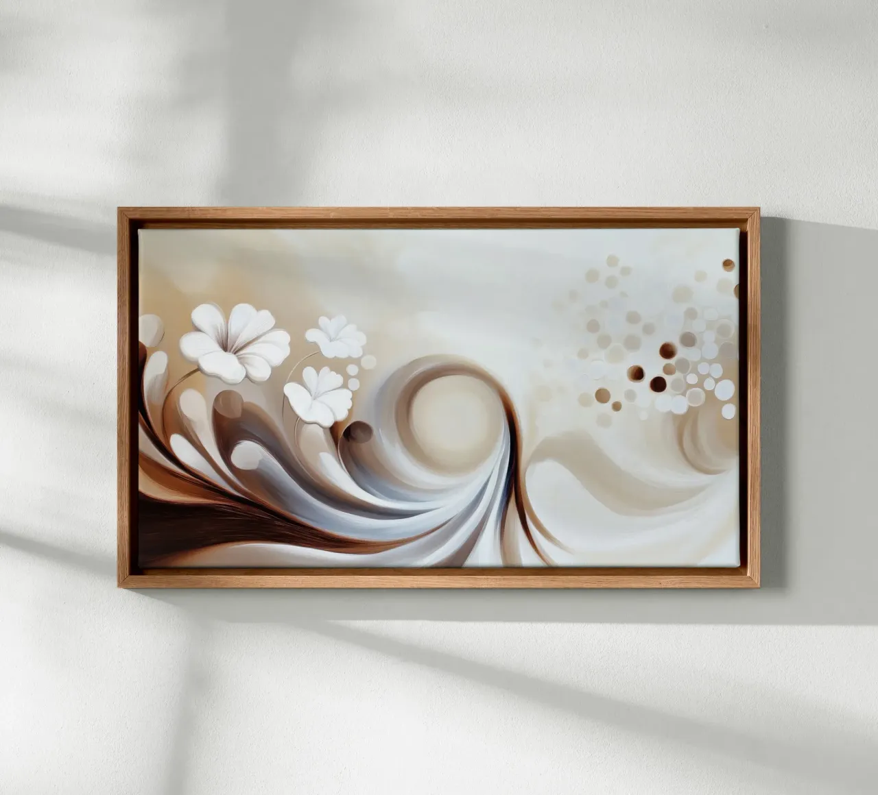 Fleurs abstraites toile de Imagine