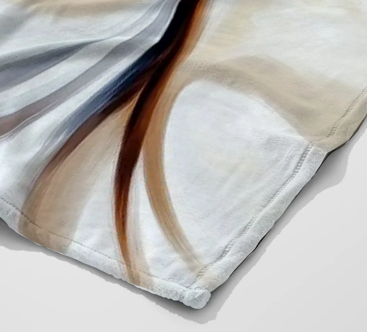 Fiori astratti coperta in pile da Imagine