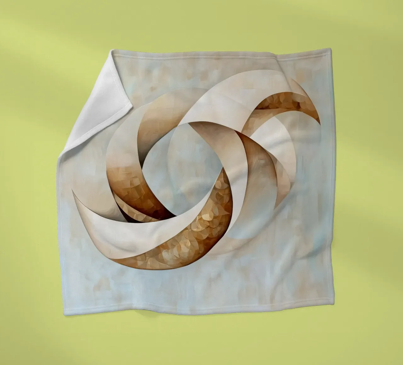 Forme astratte coperta in pile da Imagine