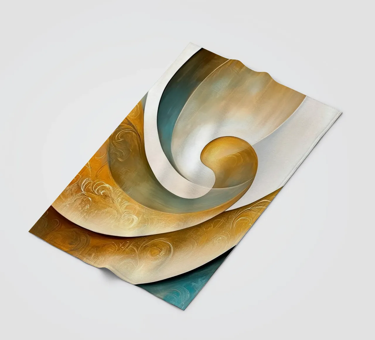 Abstract form fleece blanket by Imagine