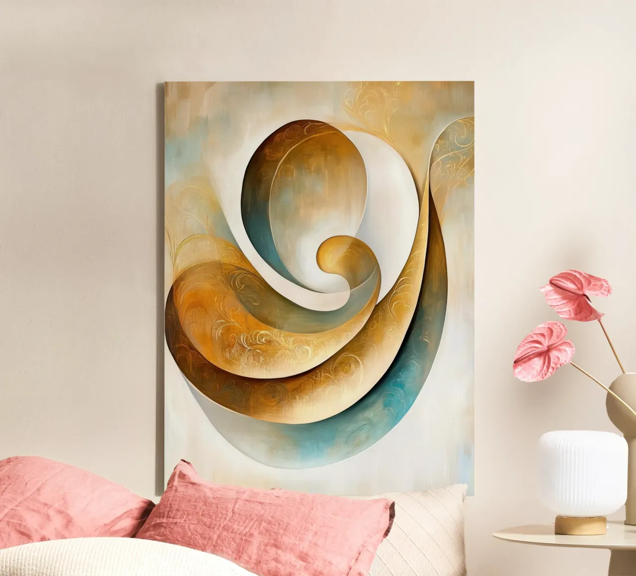 Abstract form canvas by Imagine