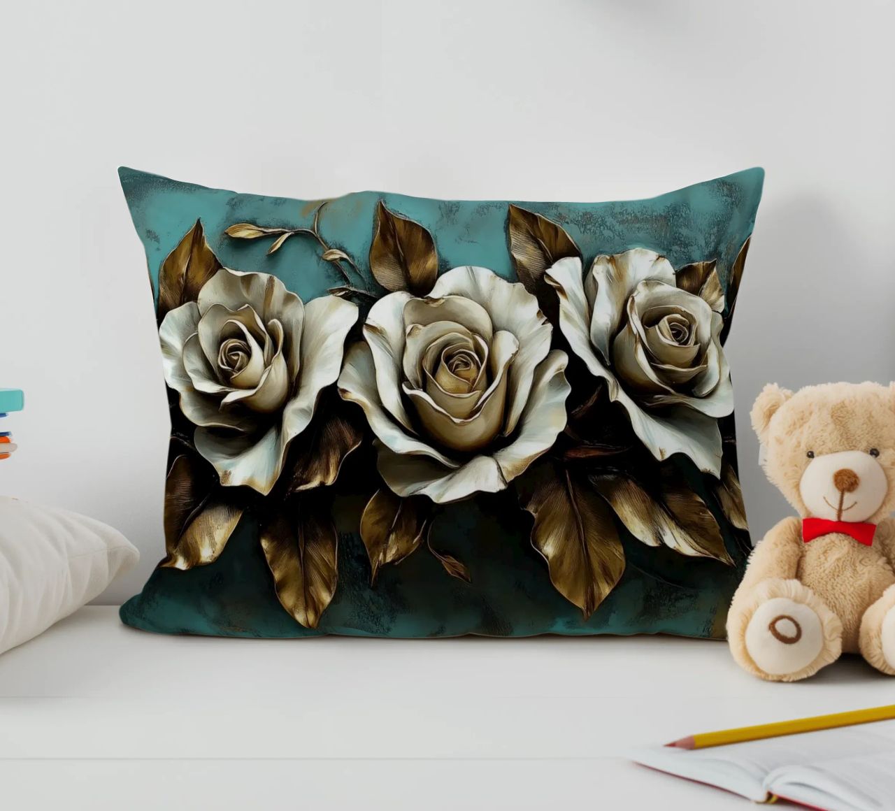 Rose d'oro cuscino da Imagine