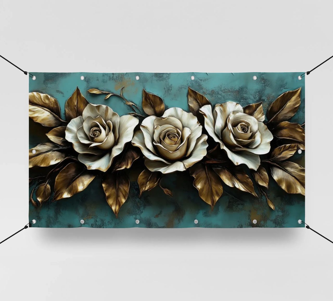 Rose d'oro telo in pvc da Imagine