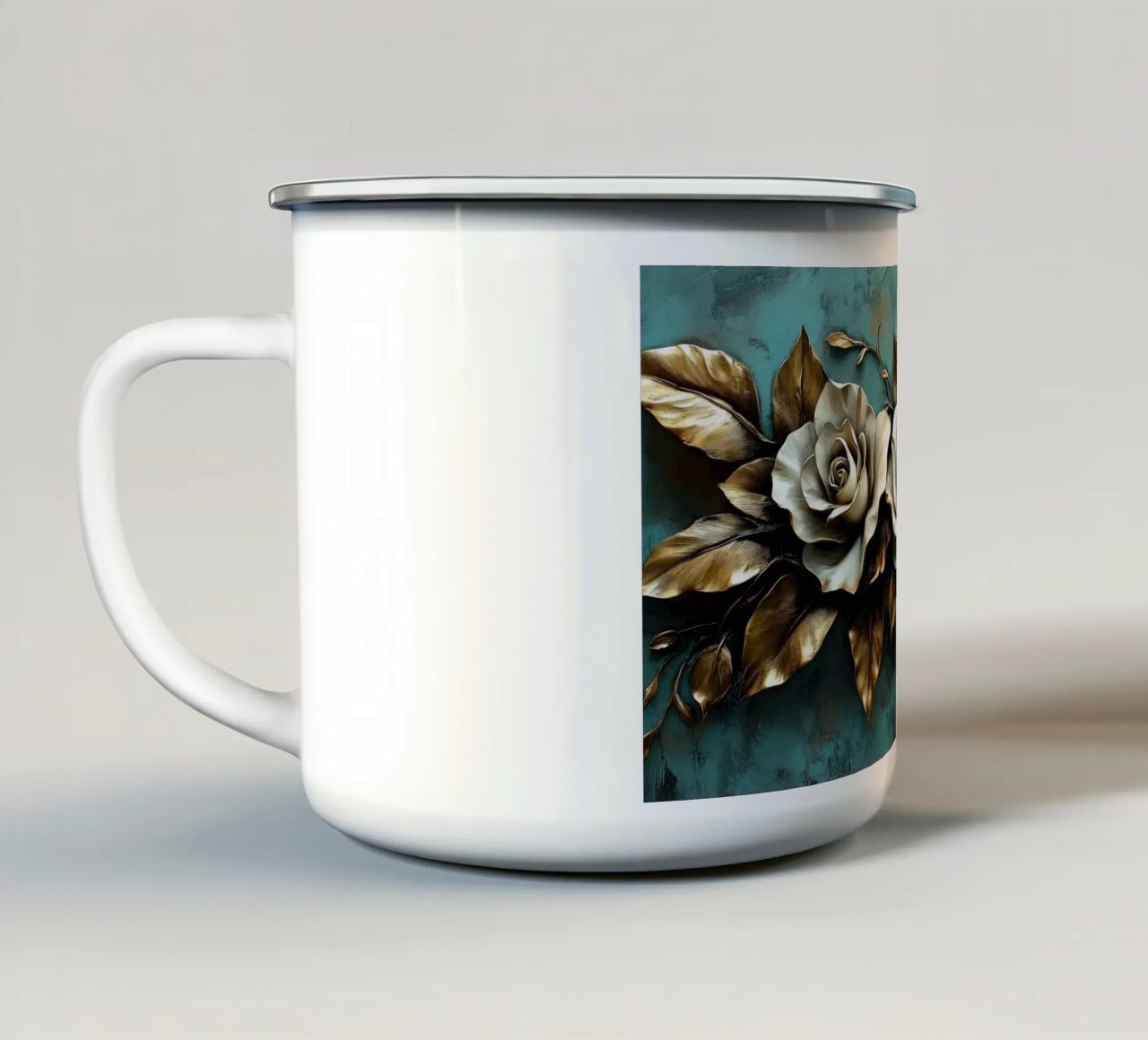 Rose d'oro tazza in smalto da Imagine
