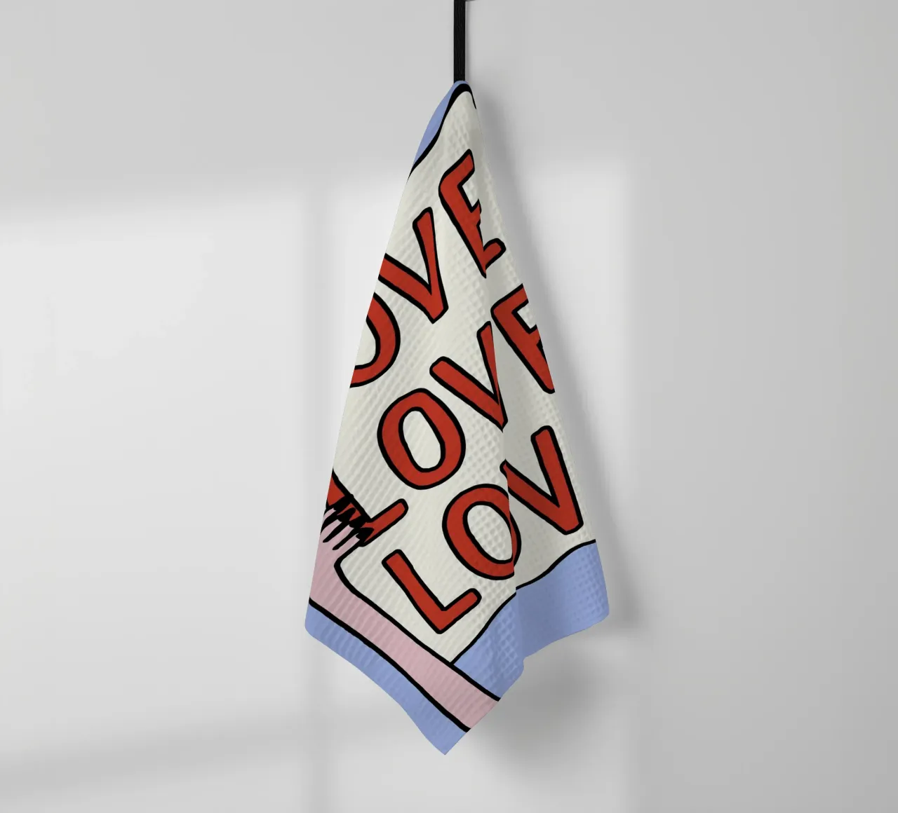 LOVE LOVE LOVE Geschirrtuch von thesoulhugclub