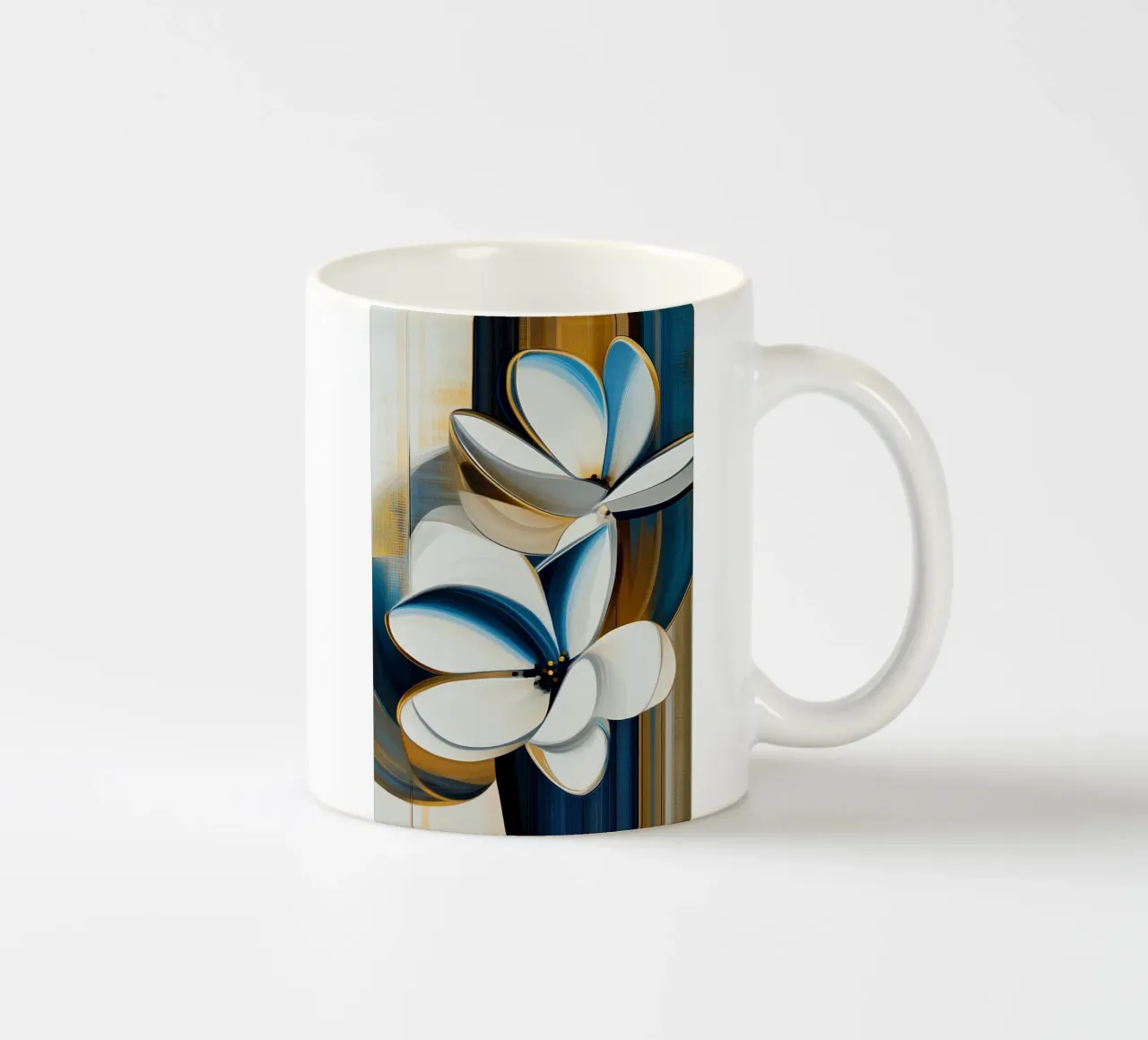 Fiori astratti tazza in ceramica da Imagine