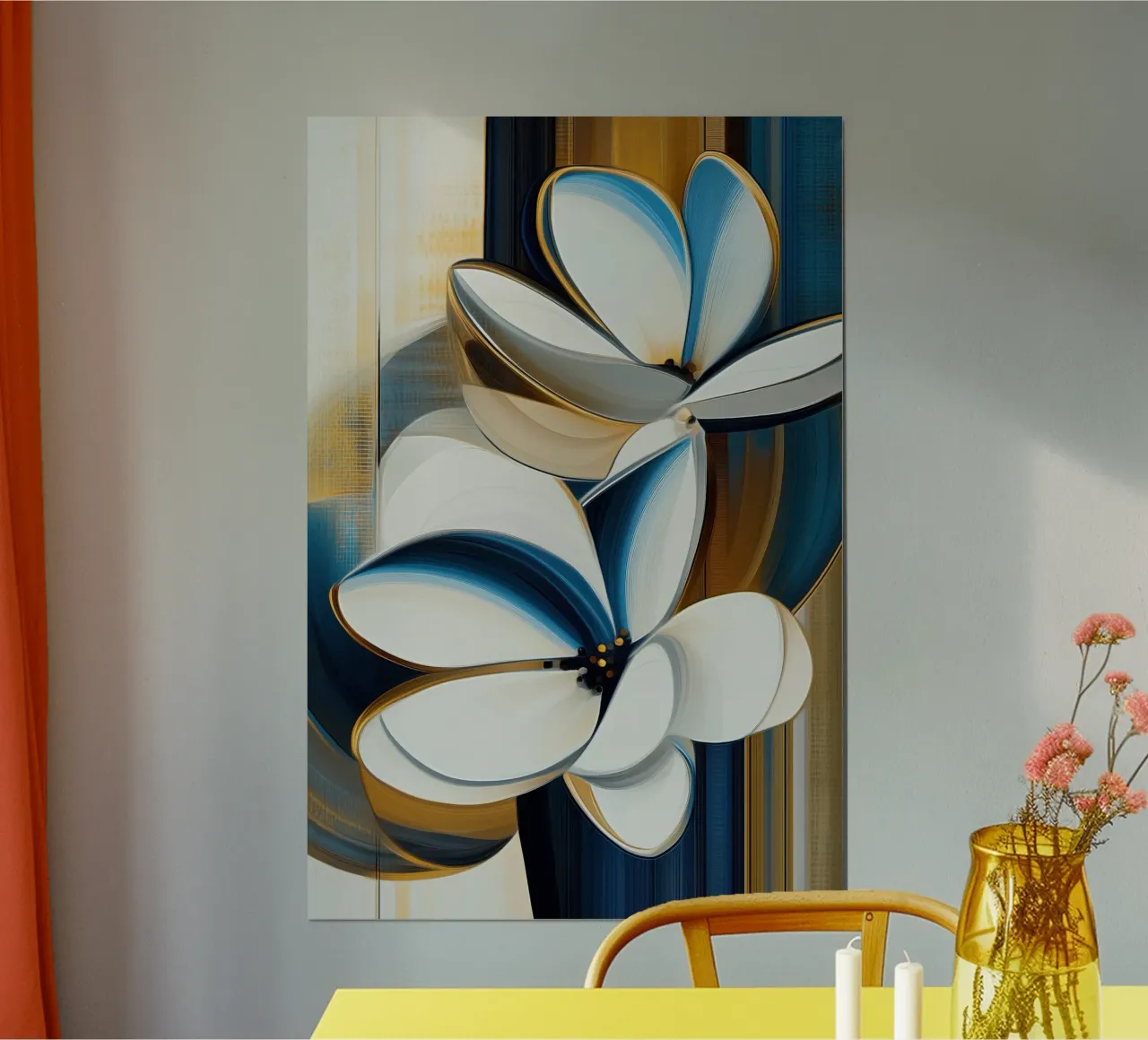 Fiori astratti poster da Imagine