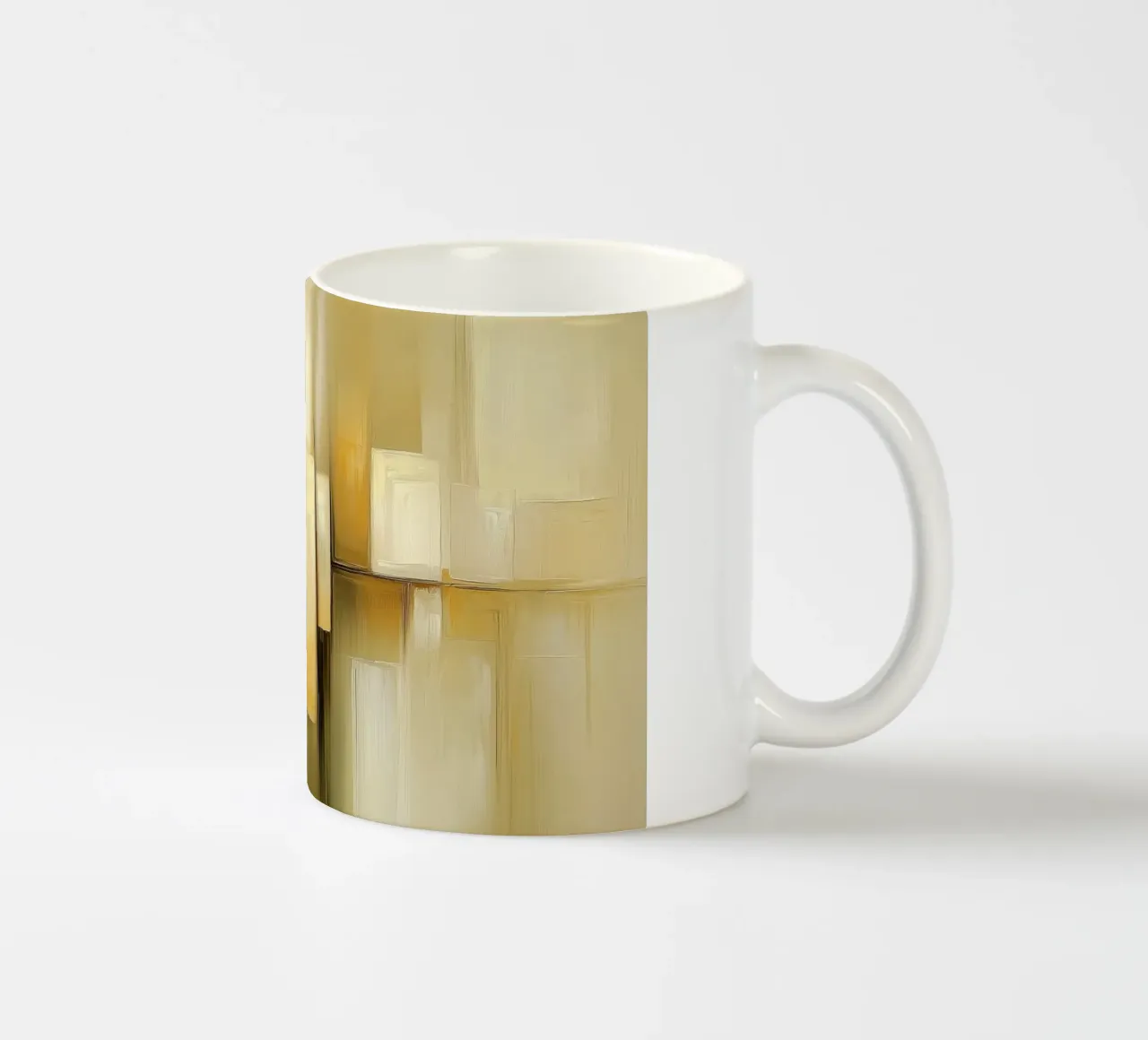 Astratto nei colori del miele tazza in ceramica da Imagine