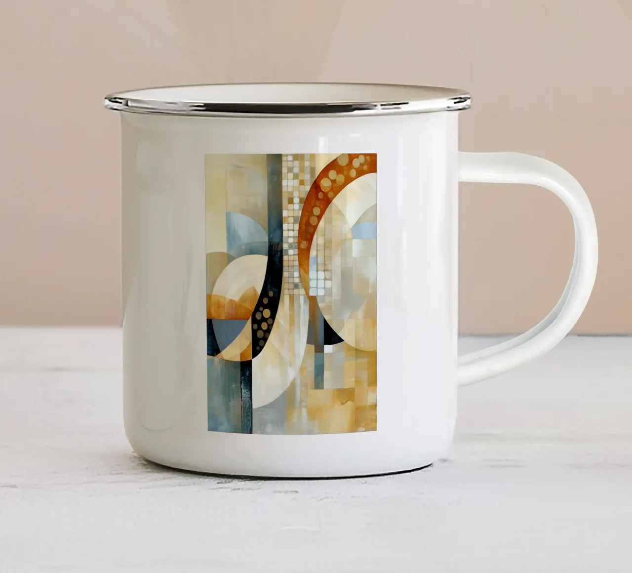 Forma astratta tazza in smalto da Imagine