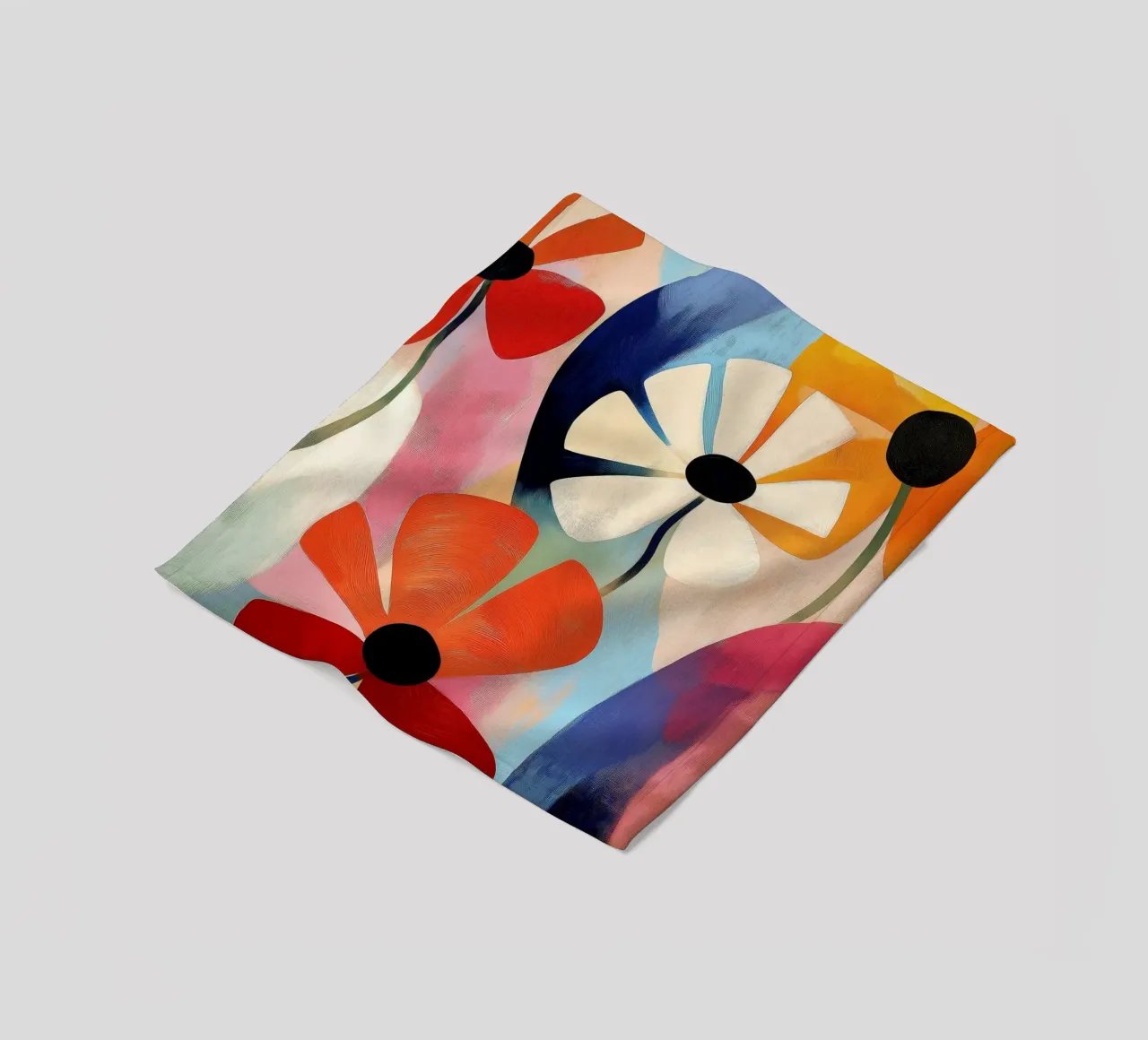 Fiori allegri coperta in pile da Imagine