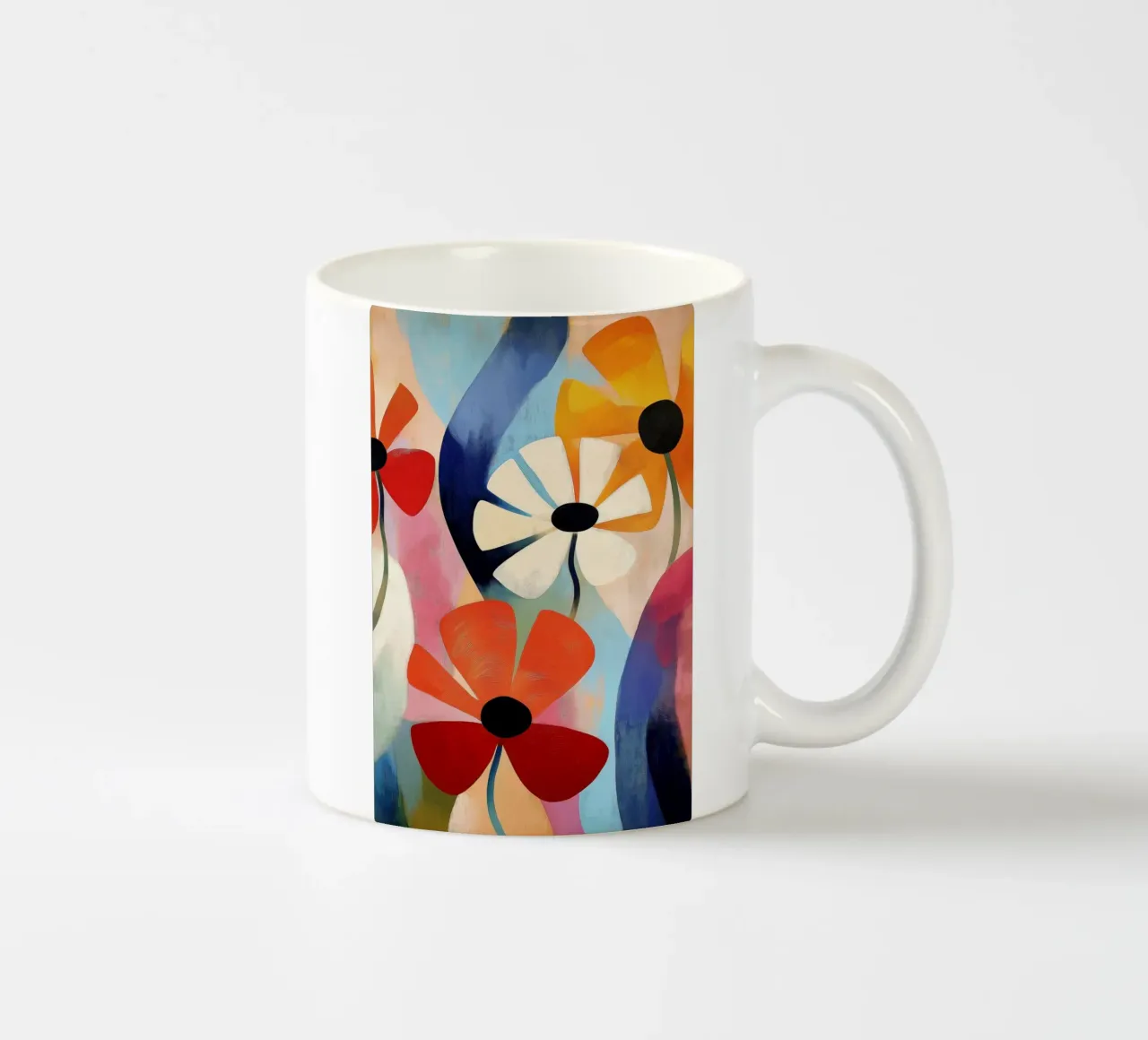 Fiori allegri tazza in ceramica da Imagine