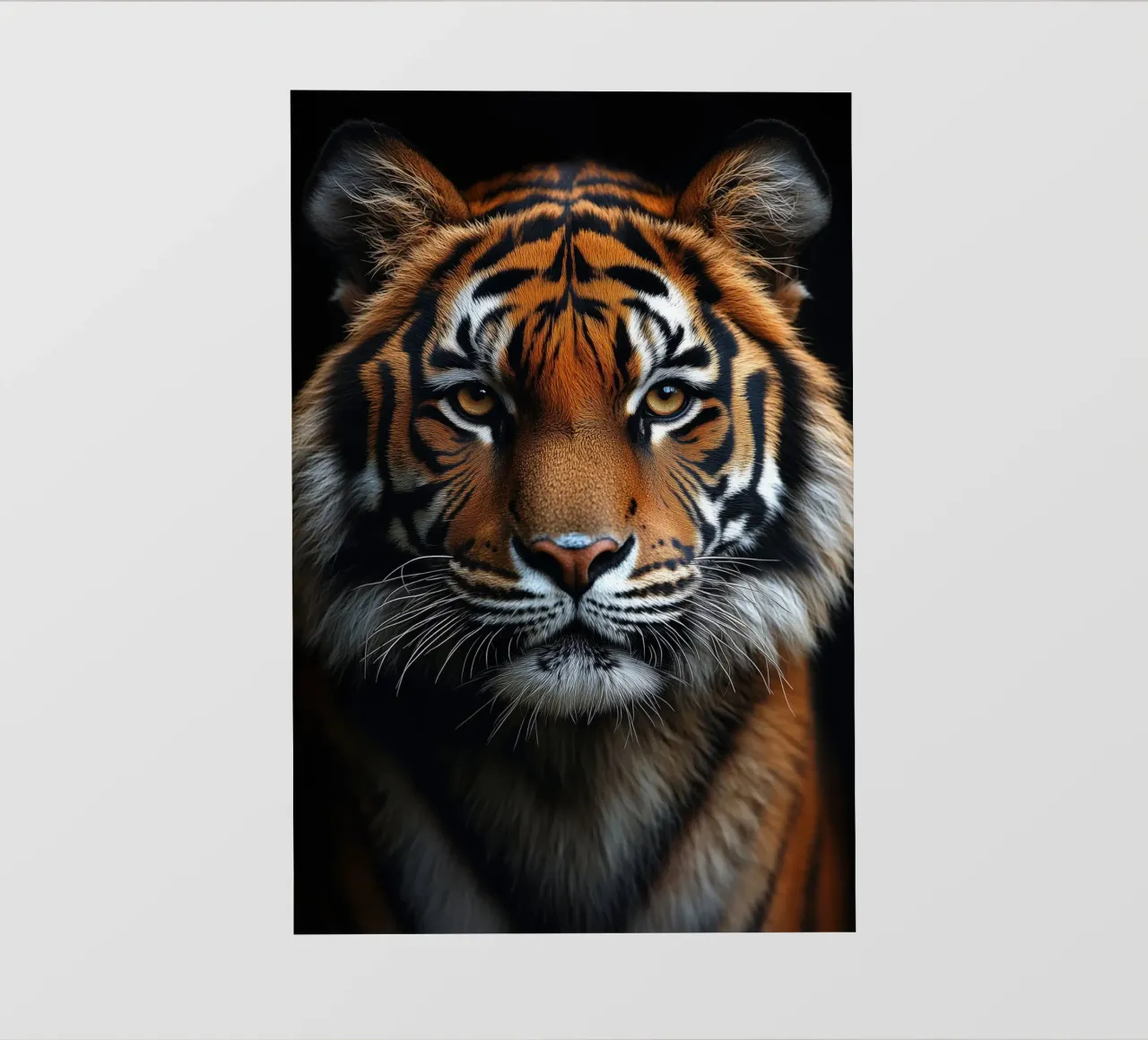 Tigre pellicola backlit da Imagine
