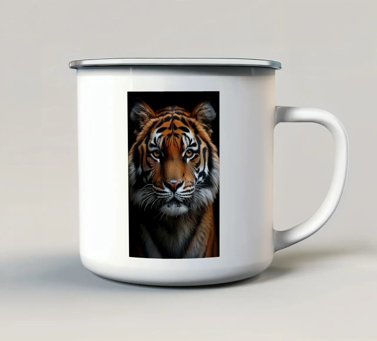 Tigre tazza in smalto da Imagine
