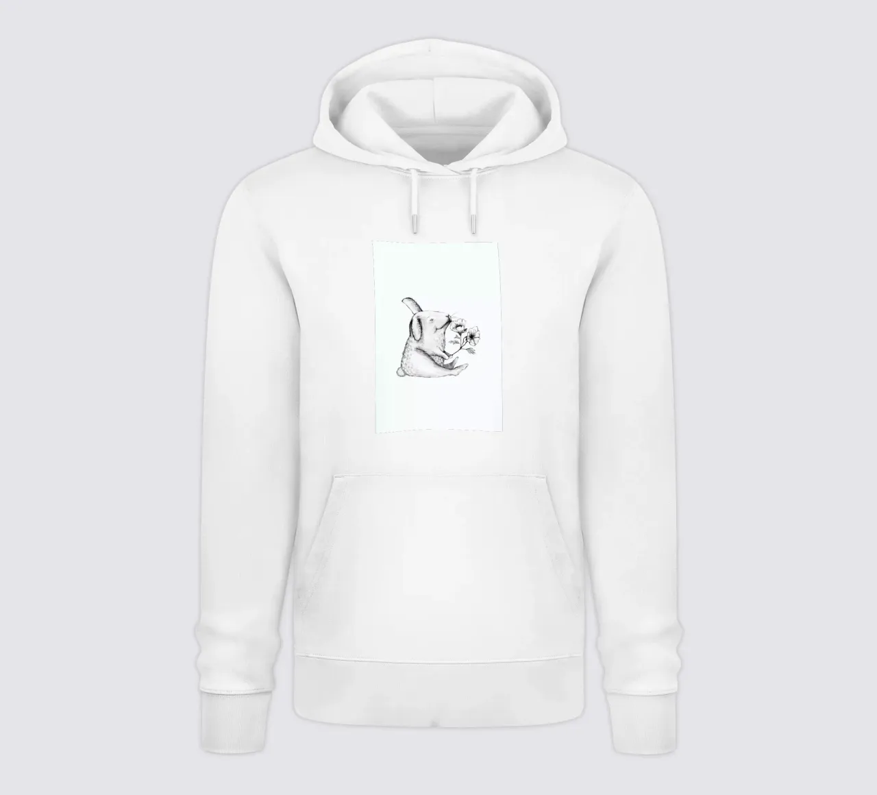 Rabbit felpa con cappuccio da Tvinkla