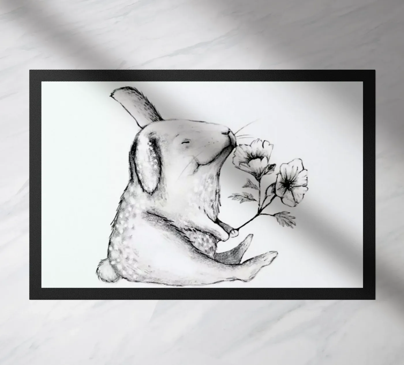 Rabbit paillasson de Tvinkla