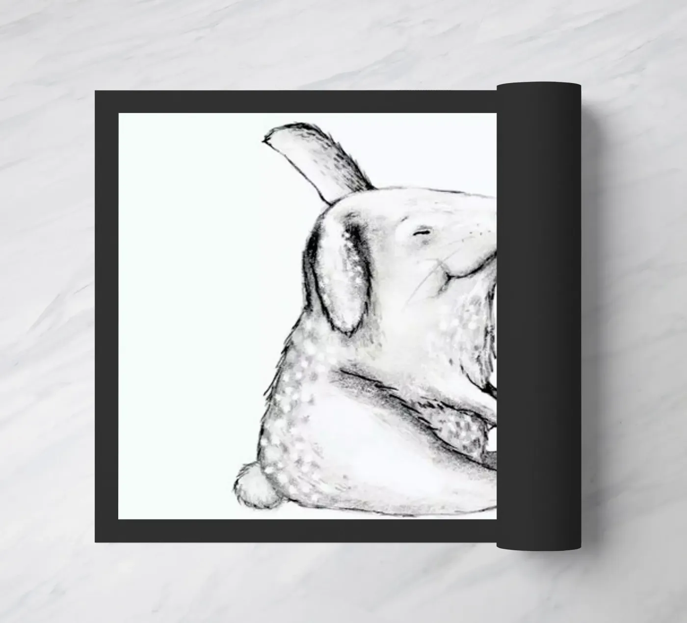 Rabbit paillasson de Tvinkla