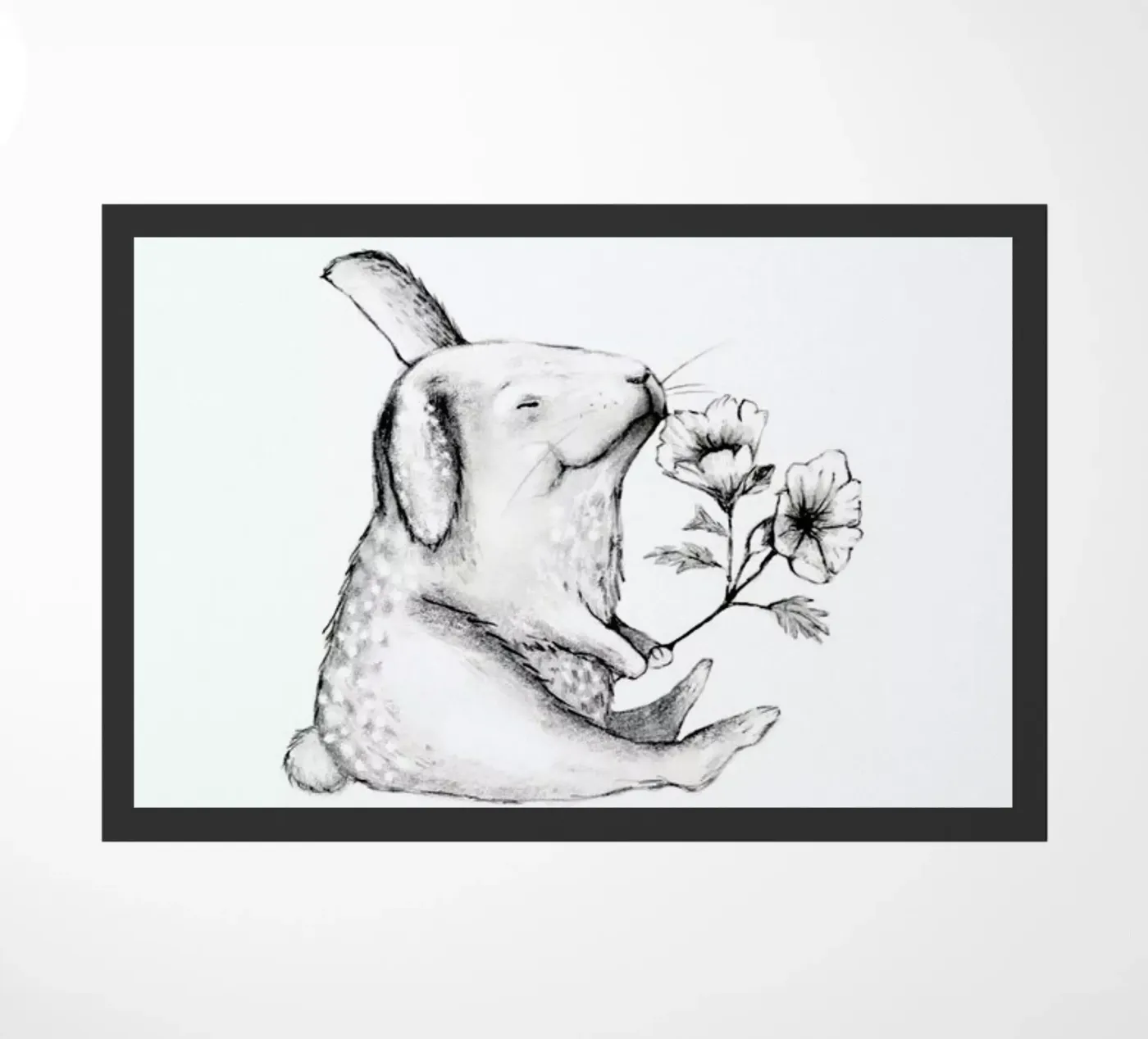 Rabbit paillasson de Tvinkla