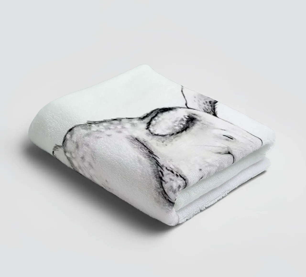 Rabbit badhanddoek van Tvinkla