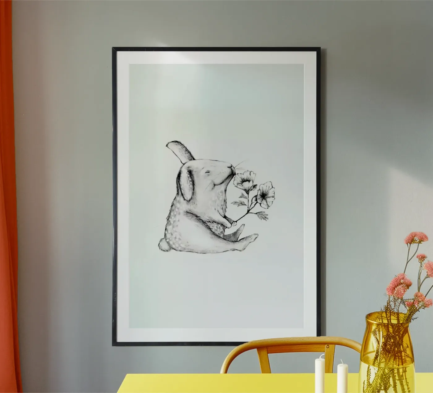 Rabbit poster van Tvinkla
