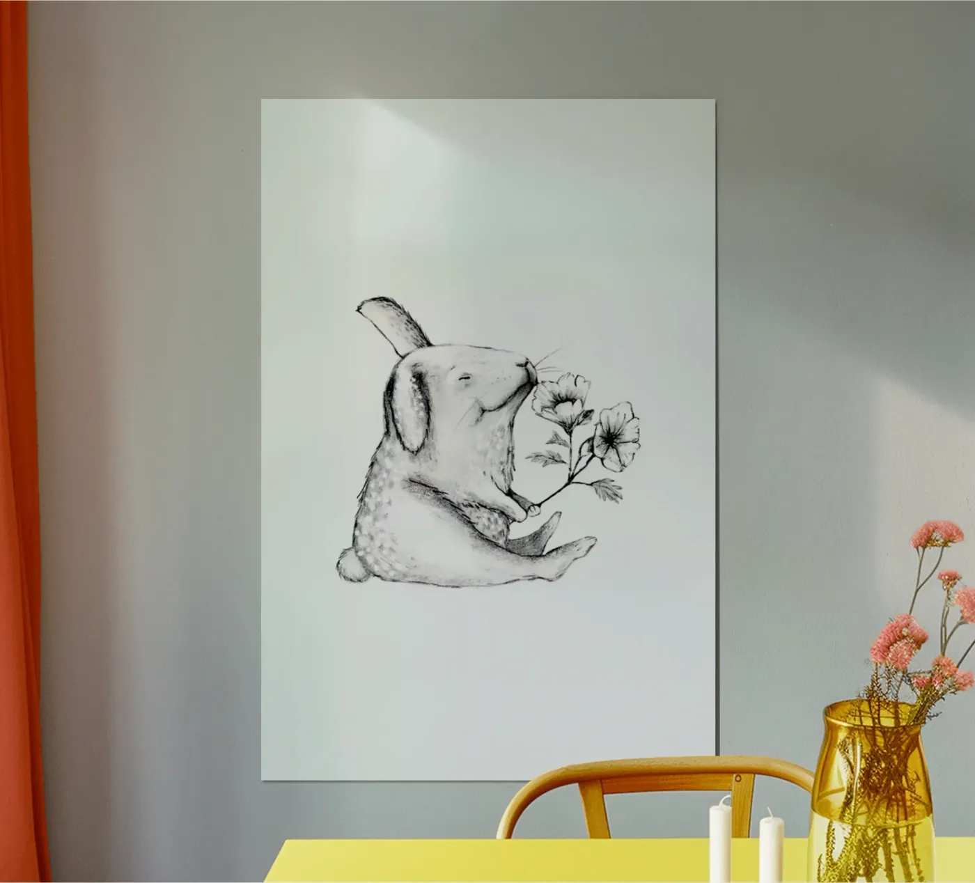 Rabbit poster van Tvinkla