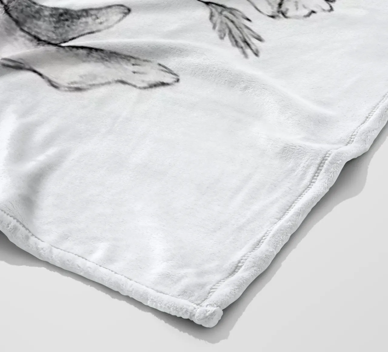 Rabbit fleece blanket by Tvinkla