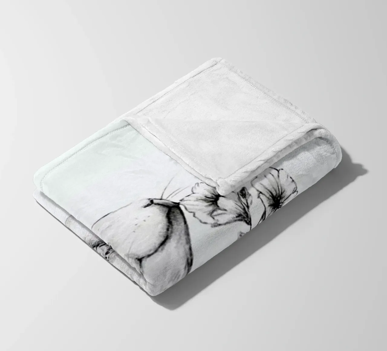 Rabbit fleece blanket by Tvinkla