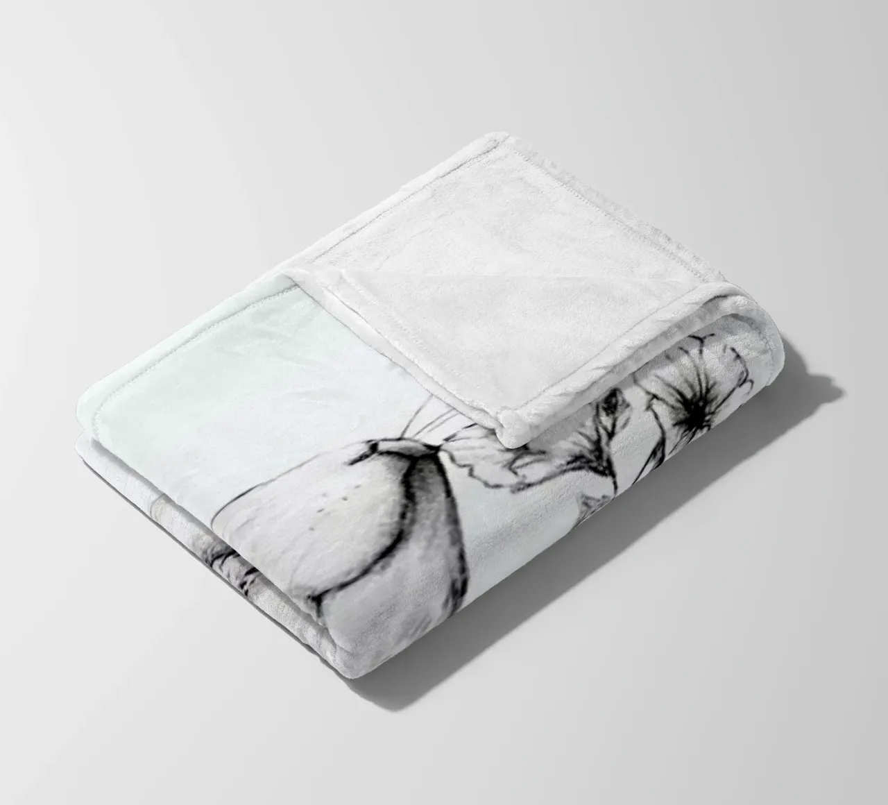 Rabbit fleece blanket by Tvinkla